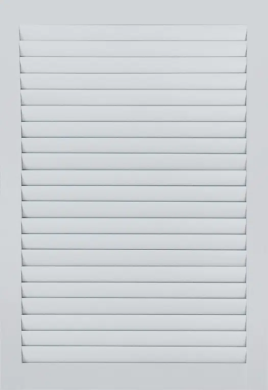 525 x 762 White Shutters Louver 3 Closed