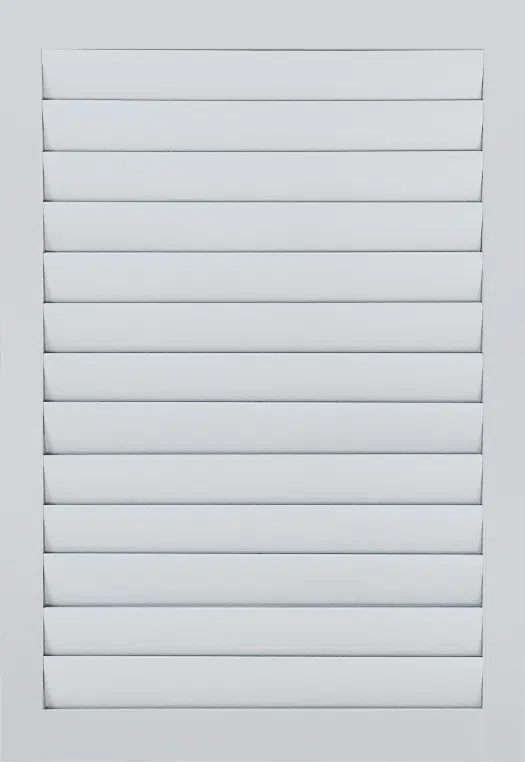 525 x 762 White Shutters Louver 4 ½ Closed